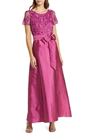 Pisarro Nights 3D Floral Bodice Beaded Gown at Nordstrom,