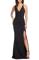 Dress the Population Jordan Ruched Side Slit Gown at Nordstrom,