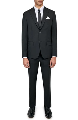 W. R.K Men's Slim Fit Performance Suit Black at Nordstrom,