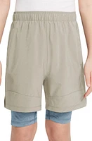 Nike Kids' 2-in-1 Training Shorts in Light Bone at Nordstrom, Size Xl