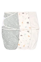 aden + anais Essentials 3-Pack Wrap Swaddles in Wild Prarie at Nordstrom, Size Newborn