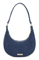 Mali + Lili Leilani Woven Denim Baguette Shoulder Bag in Blue Denim at Nordstrom