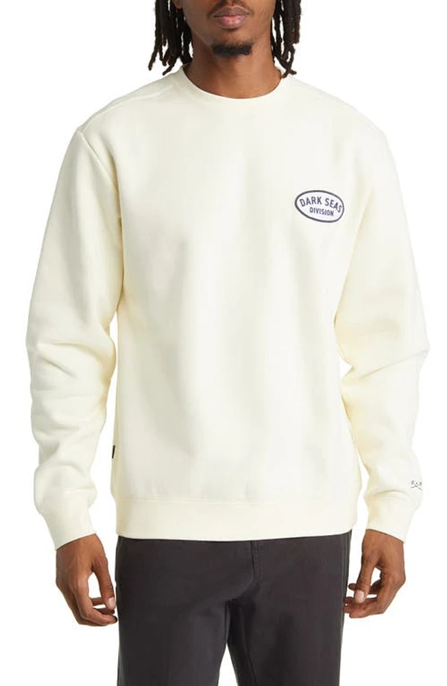 DARK SEAS Aberdeen Chest Patch Sweatshirt Antique at Nordstrom,