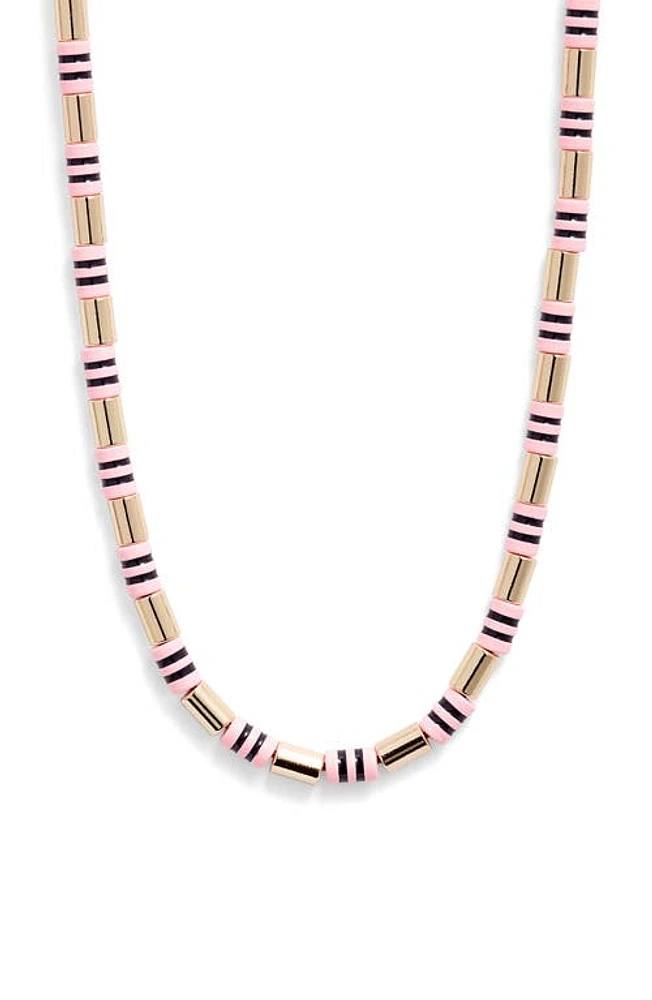 ROXANNE ASSOULIN Well Tailored In Pink Beaded Necklace in Cotton Candy/Gold at Nordstrom