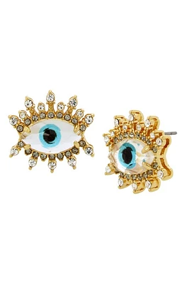 Kurt Geiger London Evil Eye Stud Earrings in Blue at Nordstrom