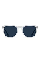 RAEN Wiley Polarized Square Sunglasses in Crystal Clear/Polar Blue at Nordstrom