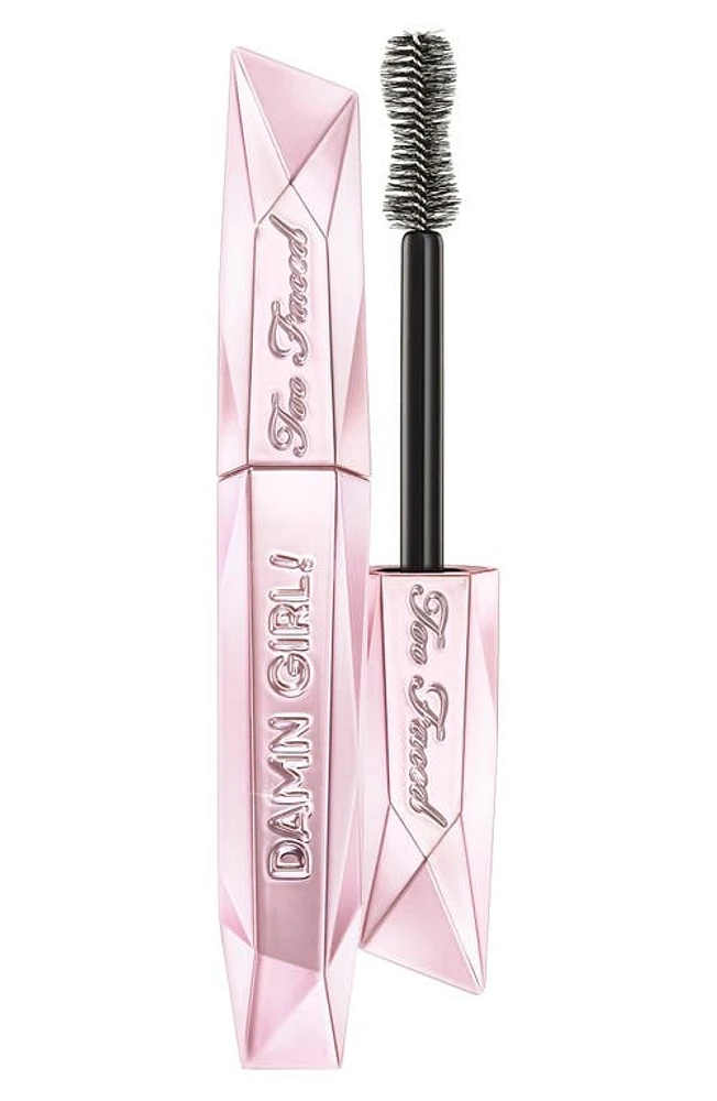 Too Faced Damn Girl! 24-Hour Volumizing & Lengthening Mascara in Black at Nordstrom, Size 0.43 Oz