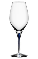 Orrefors Intermezzo Wine Glass in Clear/Blue at Nordstrom