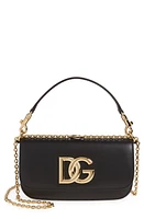 Dolce & Gabbana 3.5 Leather Top Handle Bag in Black at Nordstrom