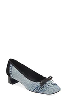 3.1 Phillip Lim ID Soft Ballerina Pump Black/Blue at Nordstrom,