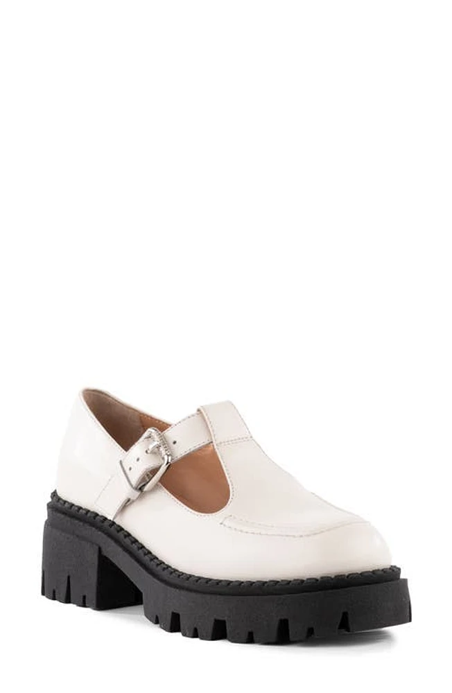 Seychelles Luster Platform Loafer in Off White at Nordstrom, Size 7.5