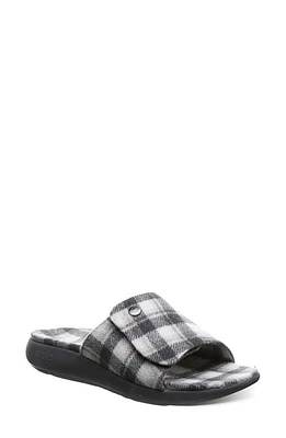 STROLE Den Tartan Wool Slide Sandal at Nordstrom,