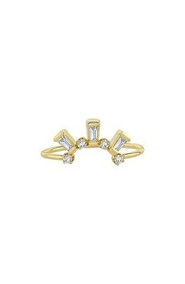 Zoë Chicco Diamond Baguette Arch Ring 14K Yg at Nordstrom,