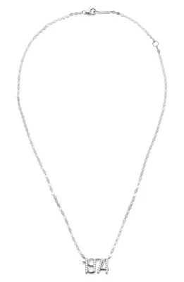 Lana Diamond Number Pendant Necklace in at Nordstrom