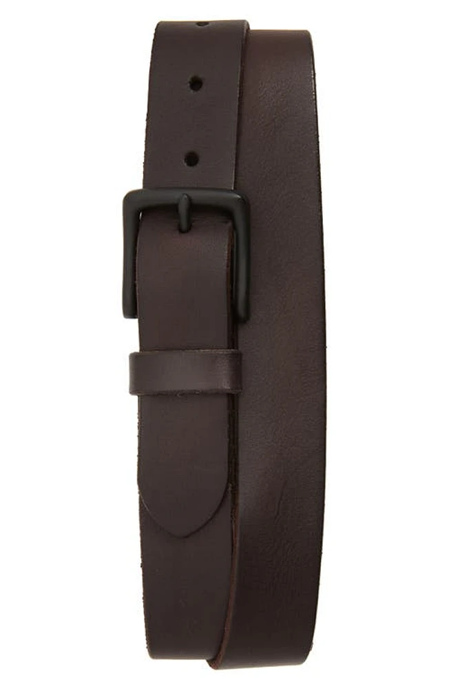 AllSaints Leather Belt Black at Nordstrom,