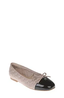 Vince Camuto Kids' Contrast Closed Ballet Flat in Tan at Nordstrom, Size 1.5 M