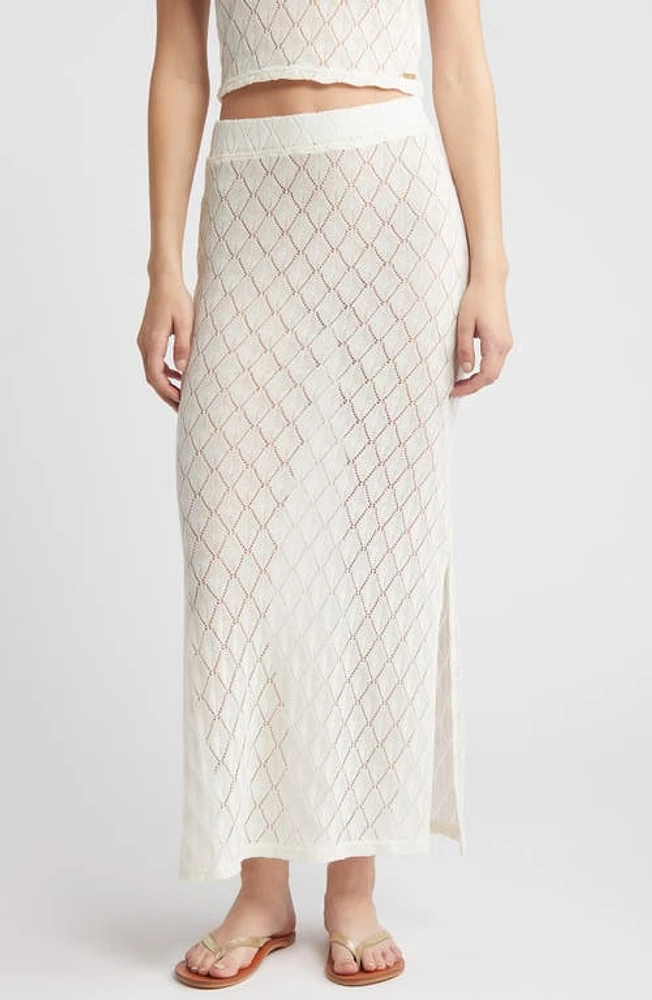 'Billabong Summer Side Collection Only You Knit Maxi Skirt Salt Crystal at Nordstrom,