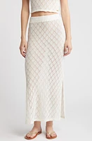 'Billabong Summer Side Collection Only You Knit Maxi Skirt Salt Crystal at Nordstrom,