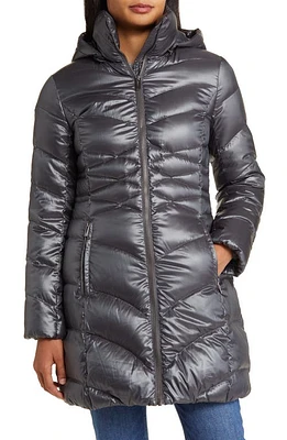 Via Spiga Quilted Puffer Jacket with Removable Hood at Nordstrom,