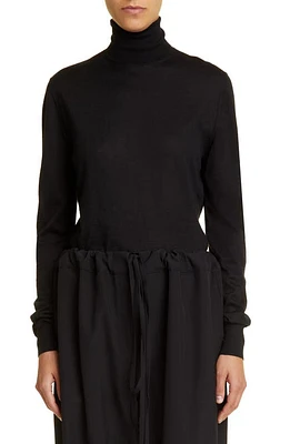 The Row Eva Cashmere Turtleneck Sweater Black at Nordstrom,