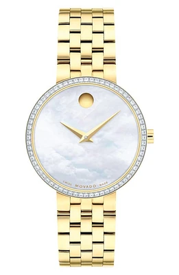 Movado Museum Classic Diamond Bracelet Watch