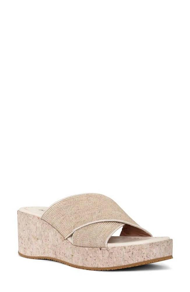 Donald Pliner Platform Wedge Sandal Foam at Nordstrom,