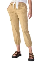 Sanctuary Rebel Crop Stretch Cotton Cargo Pants at Nordstrom,