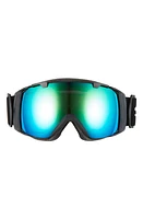 Smith Sport I/O 182mm Snow Goggles in Black/Sun Green Mirror at Nordstrom