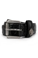 Kurt Geiger London Micro Quilt Leather Belt at Nordstrom,