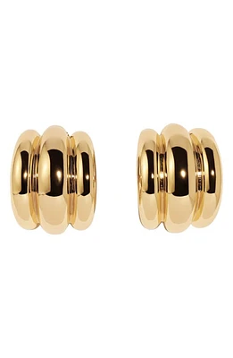 LILI CLASPE Elsa Shield Half Hoop Clip-On Earrings in Gold at Nordstrom