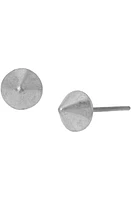 AllSaints Men's Point Stud Earrings in Warm Silver at Nordstrom