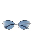 Swarovski 58mm Cat Eye Sunglasses in Silver at Nordstrom