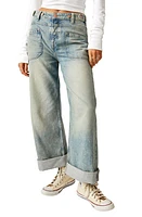 Free People Palmer Cuffed Baggy Jeans at Nordstrom,