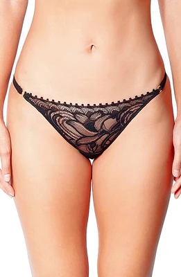 Huit Nuit Folles Lace Bikini Briefs Black at Nordstrom,