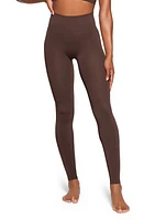 SKIMS Seamless High Waist Smoothing Leggings in Cocoa at Nordstrom, Size 3 X