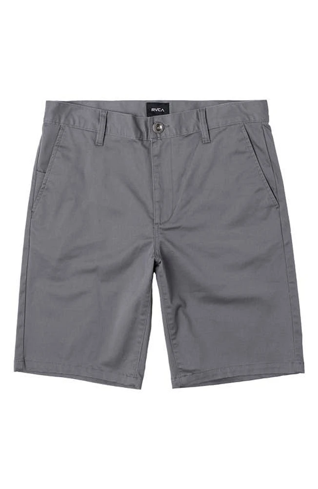 RVCA Kids' Weekday Stretch Cotton-Blend Shorts at Nordstrom,