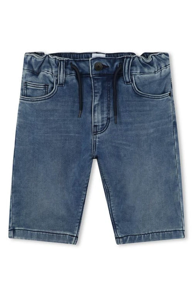 BOSS Kidswear Kids' Stretch Jean Shorts Z03-Double Stone at Nordstrom, Y