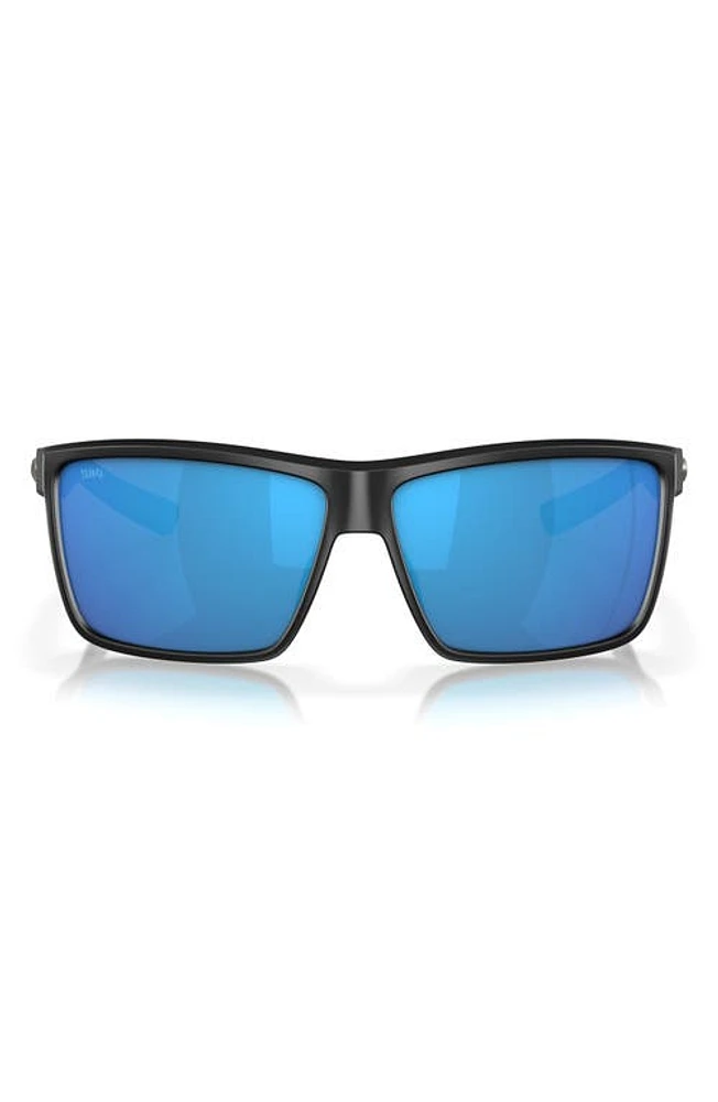 Costa Del Mar Rinconcito 60mm Polarized Rectangular Sunglasses in Blue Grad at Nordstrom