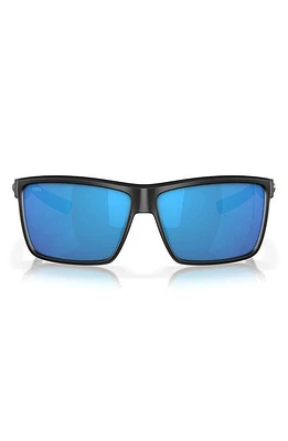 Costa Del Mar Rinconcito 60mm Polarized Rectangular Sunglasses in Blue Grad at Nordstrom