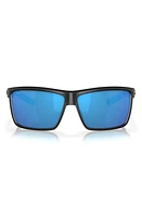 Costa Del Mar Rinconcito 60mm Polarized Rectangular Sunglasses in Blue Grad at Nordstrom