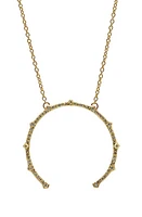 Armenta Sueno Diamond Crescent Pendant Necklace in Yellow Gold at Nordstrom