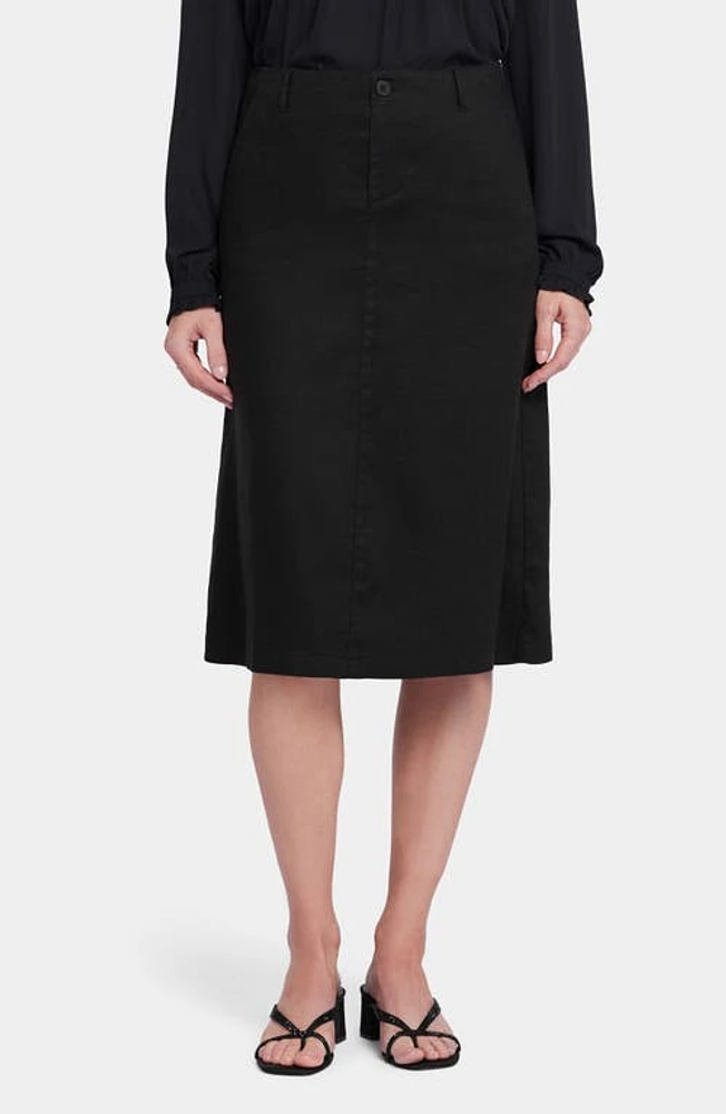 NYDJ Marilyn Linen Blend A-Line Skirt at Nordstrom,