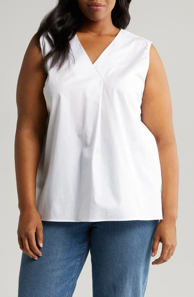 HARSHMAN Aria Cotton Tank White at Nordstrom,