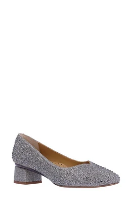 J. Reneé Bielle Embellished Pump Pewter at Nordstrom,