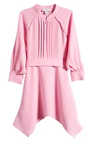 Reiss Kids' Erica Jr. Long Sleeve Asymmetric Dress Pink at Nordstrom, Y