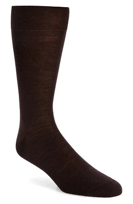 Canali Solid Wool Blend Socks in at Nordstrom