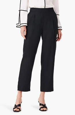 NIC+ZOE Refined Crop Cargo Pants Black Onyx at Nordstrom,