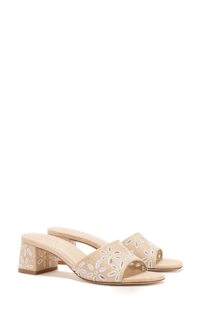 Larroudé Brigitte Slide Sandal Beige at Nordstrom,