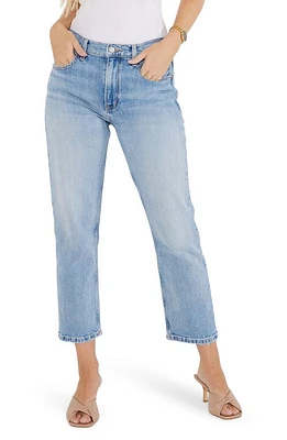 ÉTICA Rae Ripped Crop Straight Leg Jeans River Cliff at Nordstrom,