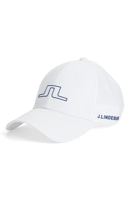 J. Lindeberg Caden Adjustable Cap in White at Nordstrom